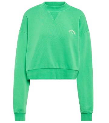 the upside sundance dominique cotton sweatshirt in green