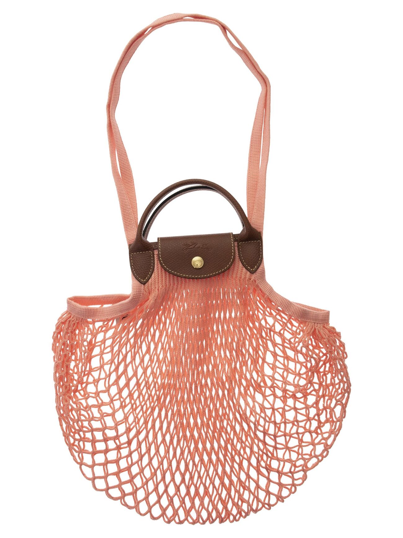 Longchamp Le Pliage Filet - Top Handle Bag in pink