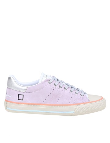 D.A.T.E. D.A.T.E. At Your Place. Sneakers In Suede And Lilac Color in pink