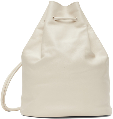 Nothing Written Off-White Bucket Bag in ivory