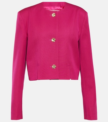 nina ricci wool jacket in pink