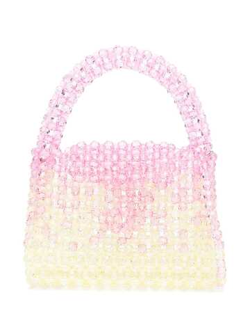 germanier bead-embellished tote bag - pink