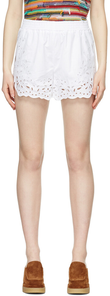 Chloé Chloé White Cotton Shorts