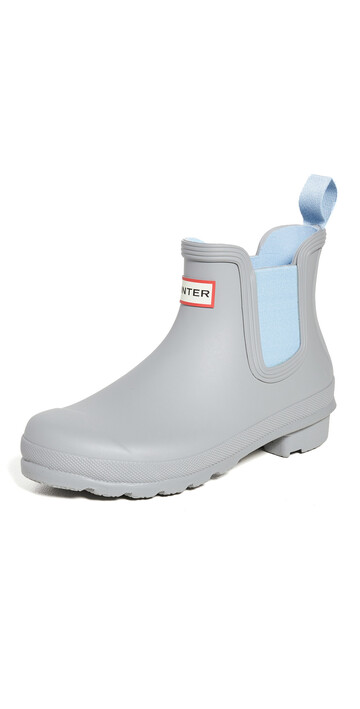 Hunter Boots Original Chelsea Boots in blue / grey