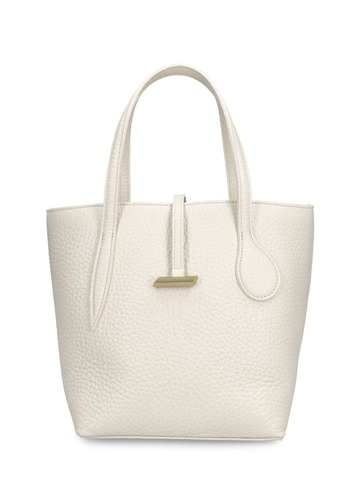 LITTLE LIFFNER Mini Sprout Grained Leather Tote Bag