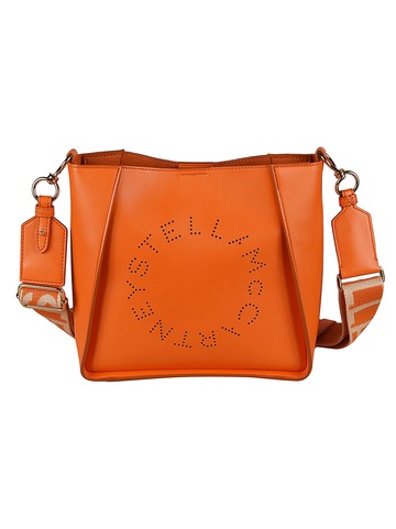 Stella McCartney Mini Alter Mat Shoulder Bag in orange