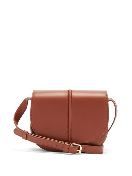 A.P.C. A.P.C. - Betty Smooth Leather Cross-body Bag - Womens - Tan