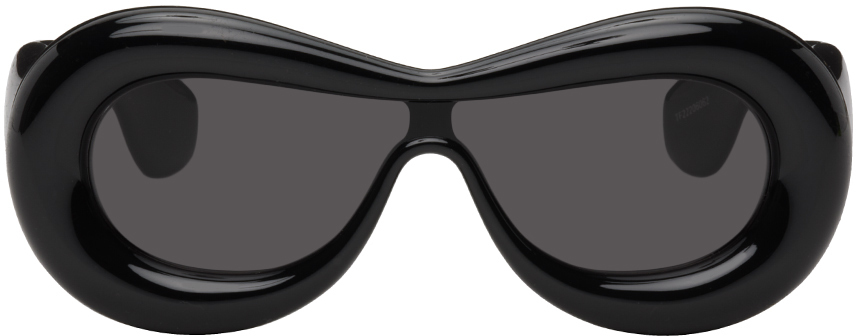 Loewe Black Inflated Mask Sunglasses
