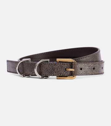 Givenchy Voyou leather belt in brown