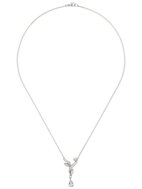 De Beers 18kt white gold Adonis Rose diamond pendant necklace