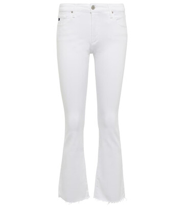 ag jeans jodi mid-rise cropped jeans in white