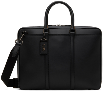 coach 1941 black metropolitan slim briefcase