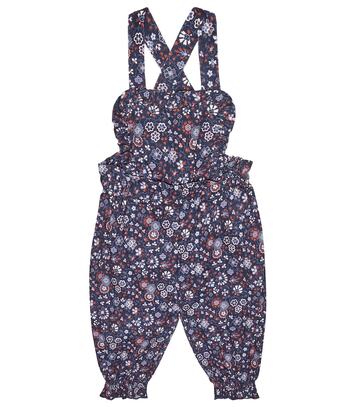The New Society Baby Felicity printed cotton overalls