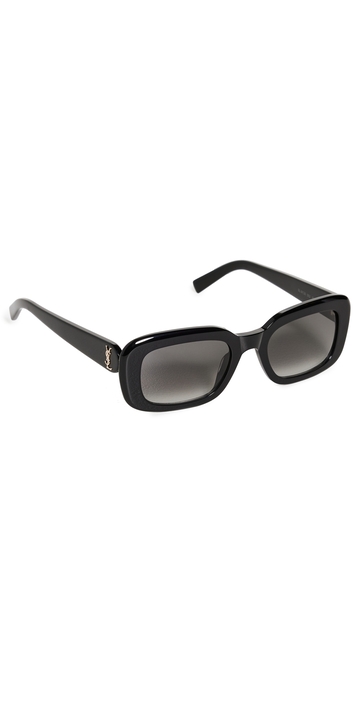 saint laurent sl m130 sunglasses black-black-grey one size