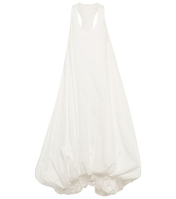 The Row Capi cotton voile maxi dress in white