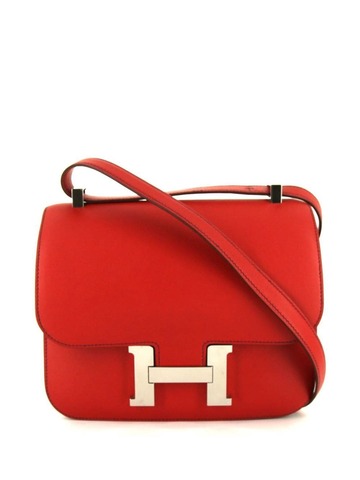 hermès 2017 pre-owned constance 23 shoulder bag - red