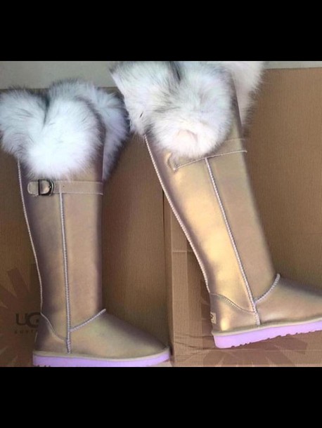 tall furry ugg boots