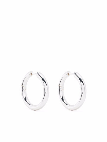 federica tosi eva hoop earrings - silver