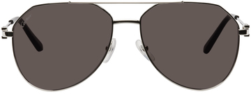 cartier silver aviator sunglasses