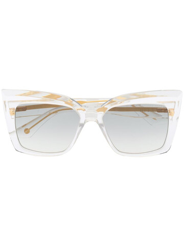 Dita Eyewear Telemaker square-frame sunglasses in white