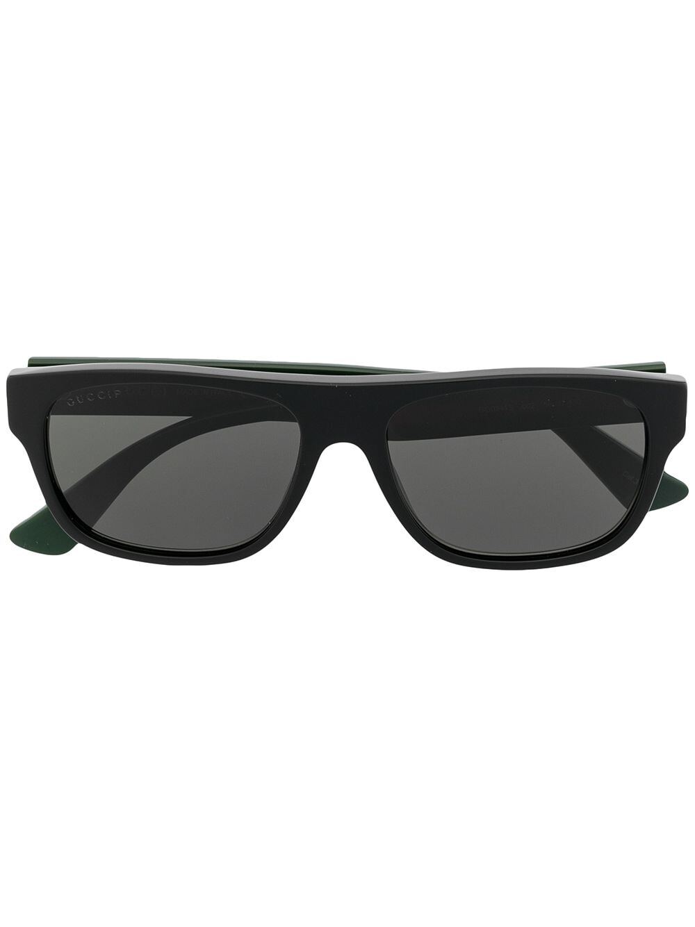Gucci Eyewear side stripe sunglasses - Black