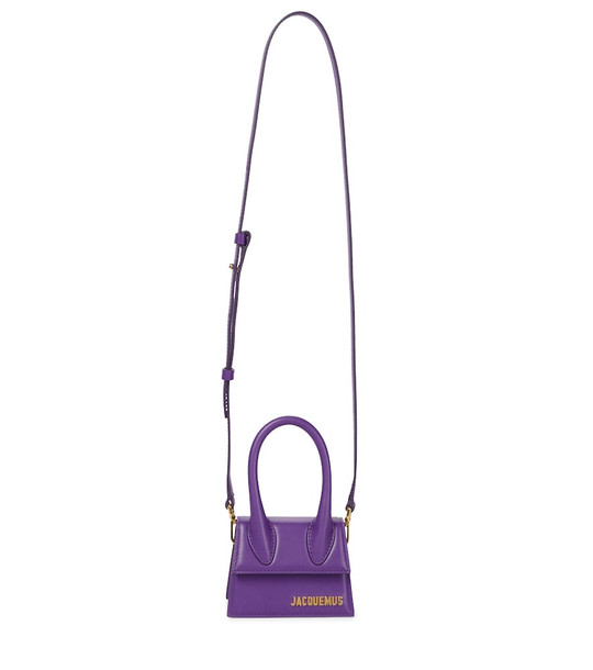 Jacquemus Le Chiquito leather tote in purple