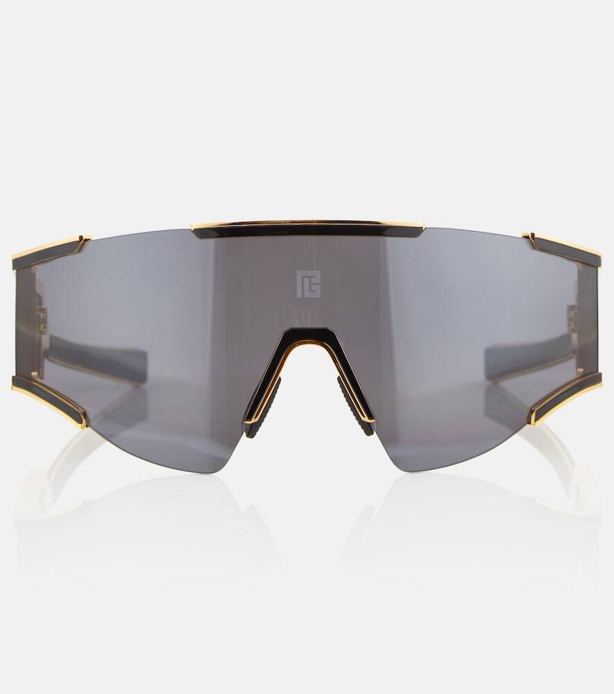 Balmain Fleche mask sunglasses in black