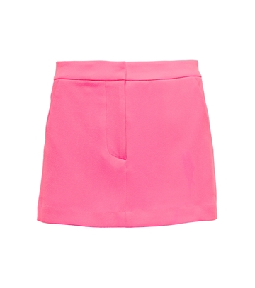 Alex Perry Blais crêpe miniskirt in pink