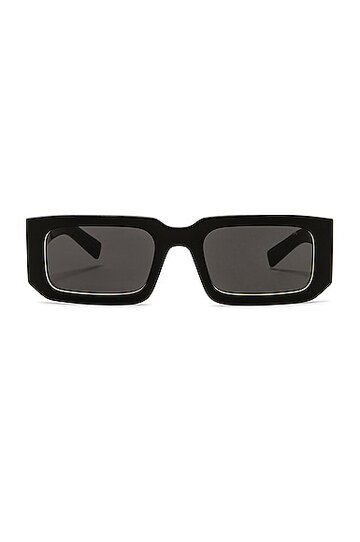 prada symbole sunglasses in black