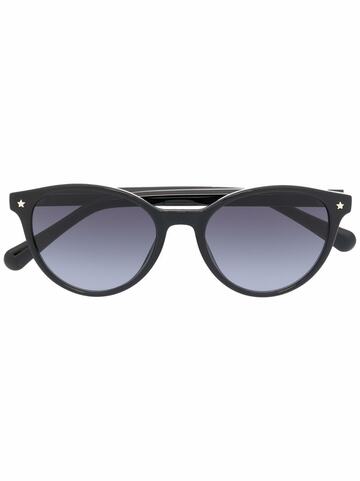 chiara ferragni cat-eye frame sunglasses - black