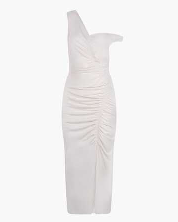 self-portrait Jersey Midi Dress in ivory