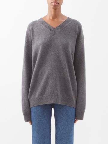 A.P.C. A.P.C. - X Jane Birkin David Cashmere-blend Sweater - Womens - Grey