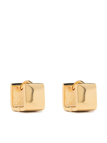 federica tosi emy squared hoop earrings - gold