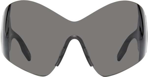 Balenciaga Grey Mask Butterfly Sunglasses