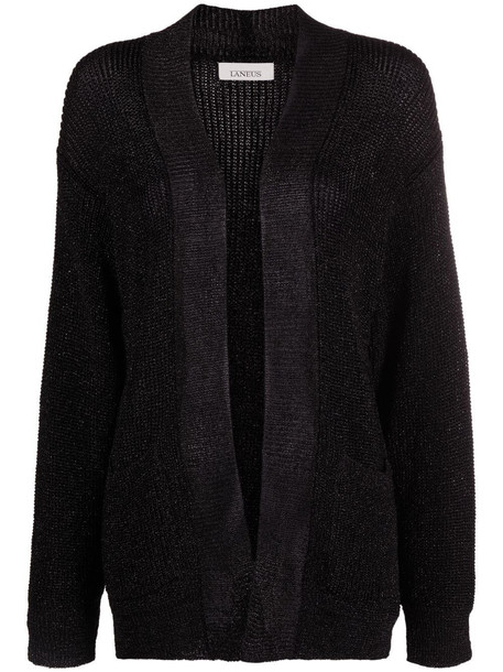 Laneus slouchy knitted cardigan - Black