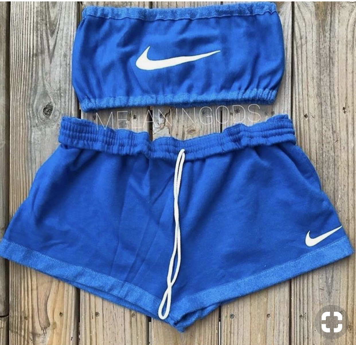 nike shorts and top set women's
