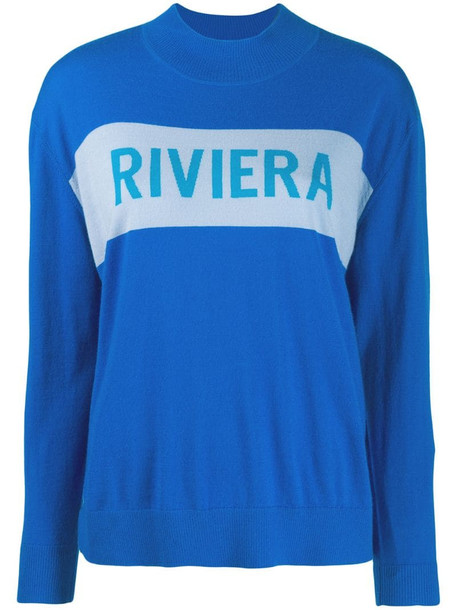 Chinti and Parker Riviera jumper in blue