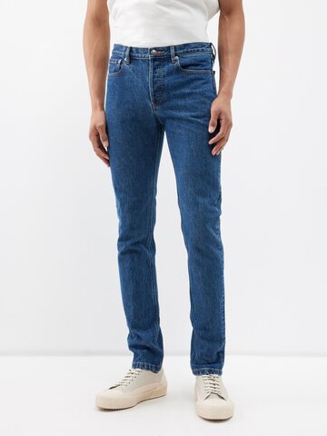 a.p.c. a.p.c. - petit new standard slim-leg jeans - mens - indigo