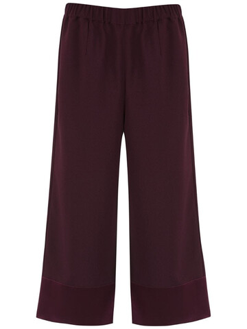 Olympiah Tyrian culottes in red