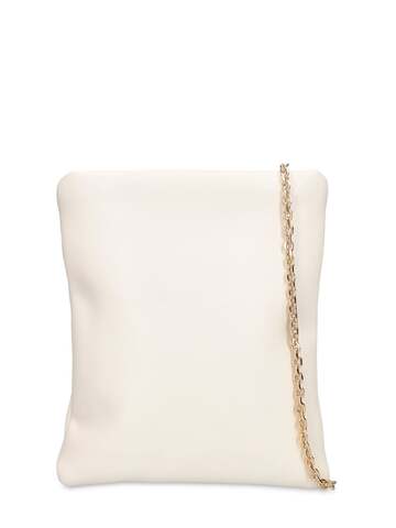 STAND STUDIO Olympia Faux Leather Shoulder Bag in white