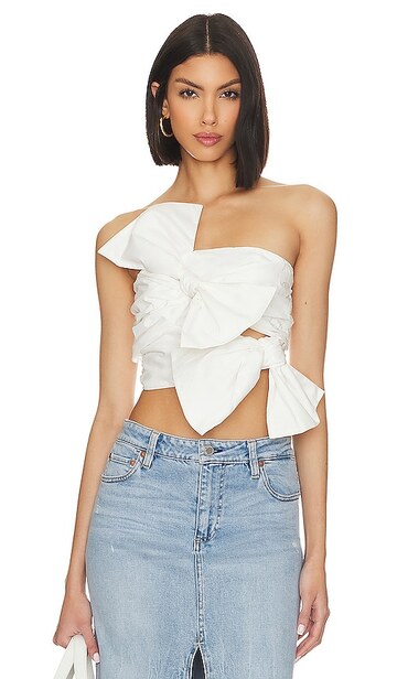 song of style olsen top in white