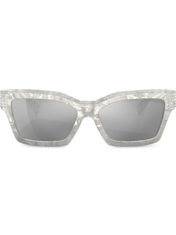 Alain Mikli square frame sunglasses in silver