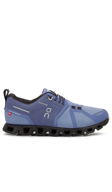 on cloud 5 waterproof sneaker in blue
