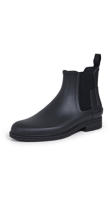 Hunter Boots Original Refined Chelsea Boots in black