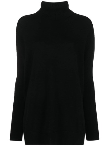 antonelli high-neck wool blend jumper - black