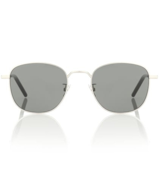 Saint Laurent New Wave SL 209 metal sunglasses in silver