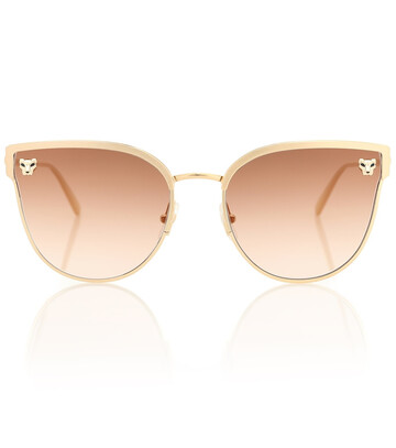 Cartier Eyewear Collection Panthère de Cartier sunglasses in gold