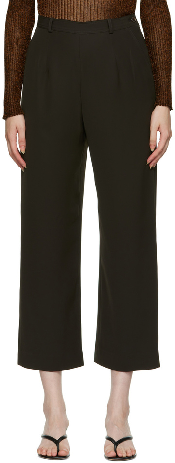 Maiden Name SSENSE Exclusive Brown Alix Trousers in chocolate