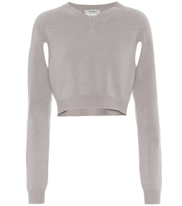 S Max Mara Pioggia cashmere sweater in grey
