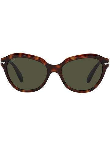 persol cat eye-frame sunglasses - brown
